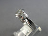 .87CT DIAMOND 14K WHITE GOLD 3D CLASSIC ROUND SEMI BEZEL 3 STONE ENGAGEMENT RING