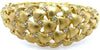 .90CT DIAMOND 18KT YELLOW GOLD 3D MATTE & SHINY TRIANGULAR CUFF BANGLE BRACELET