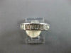 .75CT DIAMOND 14KT WHITE GOLD 3D BAGUETTE SEMI ETERNITY CHANNEL ANNIVERSARY RING