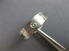 ESTATE .36CT DIAMOND 14KT WHITE GOLD SOLITAIRE MATTE FINISH ETOILE FUN MENS RING