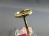 ESTATE .33CT DIAMOND 14KT YELLOW GOLD 3D CLASSIC ROUND CIRCLE OF LIFE FUN RING