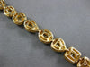 WIDE GIA 9.73CT MULTI COLOR DIAMOND 18KT YELLOW GOLD MULTI SHAPE TENNIS BRACELET