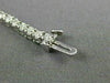 ESTATE 2.46CT ROUND CUT DIAMOND 14KT WHITE GOLD 3D CLASSIC TENNIS BRACELET