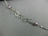 LONG AAA WHITE & PINK SOUTH SEA PEARL 14KT GOLD 3D BY THE YARD LARIAT NECKLACE