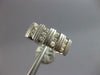 WIDE .35CT DIAMOND 14KT WHITE GOLD 3D MULTI ROW CHANNEL WEDDING ANNIVERSARY RING