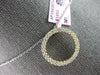 ESTATE .55CT DIAMOND 14KT YELLOW GOLD 3D CLASSIC CIRCLE OF LIFE FLOATING PENDANT