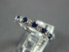 1.40CT DIAMOND & AAA SAPPHIRE 18KT WHITE GOLD CLASSIC ETERNITY ANNIVERSARY RING