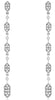 .40CT DIAMOND 14KT WHITE GOLD FILIGREE HEXAGON BY THE YARD FUN HANGING EARRINGS