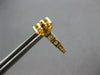 ESTATE .72CT DIAMOND 18KT YELLOW GOLD 3D ROUND GRADUATING FUN HANGING EARRINGS