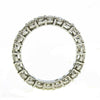 1.34CT DIAMOND 18KT WHITE GOLD 3D ROUND SHARED PRONG ETERNITY ANNIVERSARY RING