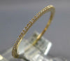 .12CT DIAMOND 18KT YELLOW GOLD CLASSIC 1MM ROUND ETERNITY ANNIVERSARY LOVE RING