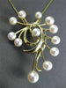 ESTATE LARGE 14KT YELLOW GOLD MIKIMOTO AAA SOUTH SEA PEARL BOW PIN BROOCH #23634