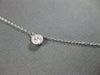 ESTATE .58CT DIAMOND 18KT WHITE GOLD 3D MULTI FLOWER BY THE YARD LOVE NECKLACE