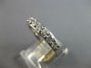ESTATE .65CT DIAMOND 14K WHITE GOLD ROUND 9 STONE SEMI ETERNITY ANNIVERSARY RING