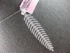LARGE .57CT DIAMOND 14KT WHITE GOLD CLASSIC MULTI LEAF FLEXIBLE FUN LOVE PENDANT