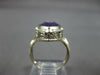 ANTIQUE LARGE 8.03CT OLD MINE DIAMOND & AMETHYST 14KT WHITE GOLD MARQUISE RING
