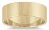 ESTATE 14KT YELLOW GOLD 3D CLASSIC 6MM SQUARE DESIGN WEDDING ANNIVERSARY RING