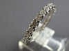 1.29CT DIAMOND 14K WHITE GOLD SHARED PRONG ETERNITY 3mm WEDDING ANNIVERSARY RING