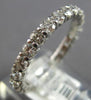 1.70CT DIAMOND 14KT WHITE GOLD 3D ETERNITY SHARED PRONG WEDDING ANNIVERSARY RING