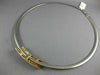 ASCH GROSSBARDT .16CT DIAMOND & AAA MULTI GEM 14KT TWO TONE GOLD NECKLACE #25979