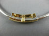 ASCH GROSSBARDT .16CT DIAMOND & AAA MULTI GEM 14KT TWO TONE GOLD NECKLACE #25979