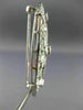 ANTIQUE LARGE 1.60CT DIAMOND 14K WHITE GOLD FLORAL FILIGREE PIN BROOCH 18241