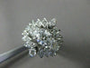 ANTIQUE LARGE 1.6CT OLD MINE DIAMOND 14K WHITE GOLD ENGAGEMENT INSERT RING 22658