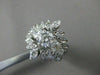 ANTIQUE LARGE 1.6CT OLD MINE DIAMOND 14K WHITE GOLD ENGAGEMENT INSERT RING 22658