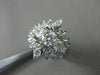 ANTIQUE LARGE 1.6CT OLD MINE DIAMOND 14K WHITE GOLD ENGAGEMENT INSERT RING 22658