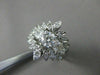 ANTIQUE LARGE 1.6CT OLD MINE DIAMOND 14K WHITE GOLD ENGAGEMENT INSERT RING 22658