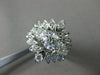 ANTIQUE LARGE 1.6CT OLD MINE DIAMOND 14K WHITE GOLD ENGAGEMENT INSERT RING 22658