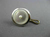 ESTATE LARGE MOTHER OF PEARL 14KT 2 TONE GOLD 3D MENS CUFFLINK & SHIRT STUD SET