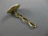 ESTATE LARGE MOTHER OF PEARL 14KT 2 TONE GOLD 3D MENS CUFFLINK & SHIRT STUD SET