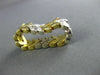 ANTIQUE WIDE .30CT DIAMOND 18KT WHITE & YELLOW GOLD FLEXIBLE LEAF FUN RING #162