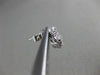 ESTATE .58CT ROUND DIAMOND 18KT WHITE GOLD 3D CLUSTER HALO STUD EARRINGS F/G VS