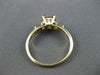ANTIQUE .57CT DIAMOND 14KT TWO TONE GOLD FILIGREE FISHTAIL ENGAGEMENT RING #9122
