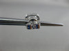 ESTATE .57CT DIAMOND 18KT WHITE GOLD 3D SQUARE FILIGREE HALO EARRING JACKETS 5mm