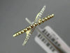 ESTATE .10CT DIAMOND 14KT WHITE & YELLOW GOLD X LOVE MILGRAIN BEAD RING F/G VSSI