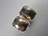 ANTIQUE 18KT 32.44CTW CLIP ON SMOKY TOPAZ & DIAMOND EARRINGS ONE OF A KIND!!!!!