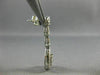 ESTATE LARGE 26.35CT DIAMOND& MULTI GEM 14KT WHITE & ROSE GOLD HANGING EARRINGS