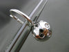 ESTATE 1.67CT BLACK & WHITE DIAMOND 14KT WHITE GOLD ETOILE LEVERBACK EARRINGS