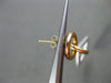 ESTATE .46CT DIAMOND 14KT WHITE & ROSE GOLD 3D CIRCLE & SQUARE HANGING EARRINGS