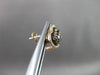 ESTATE 1.03CT FANCY DIAMOND FLOATING HEART 14K ROSE & BLACK GOLD CLIPON EARRINGS