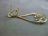 ESTATE LARGE .67CT DIAMOND 14K WHITE & YELLOW GOLD FLEUR DE LIS CLIP ON EARRINGS
