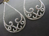 ESTATE LARGE .67CT DIAMOND 14K WHITE & YELLOW GOLD FLEUR DE LIS CLIP ON EARRINGS
