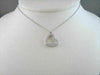 ANTIQUE LARGE MICRO PAVE 14KT WHITE GOLD DIAMOND HEART PENDANT ONE OF A KIND !!!
