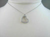 ANTIQUE LARGE MICRO PAVE 14KT WHITE GOLD DIAMOND HEART PENDANT ONE OF A KIND !!!