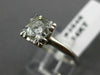 ANTIQUE .75CT OLD MINE DIAMOND 14K WHITE GOLD 3D FISHTAIL ENGAGEMENT RING #3546