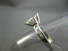 ESTATE WIDE 1.12CT DIAMOND MARQUISE & ROUND 14K WHITE GOLD ENGAGEMENT RING 22138