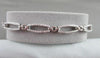 ANTIQUE 1.09CTW WIDE FILIGREE 14KT DIAMOND OVAL BRACELET BEAUTIFUL!!!!!!!!!!!